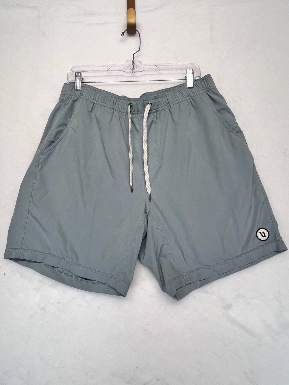 Vuori XL Gray/blue Athletic Lined Kore Shorts